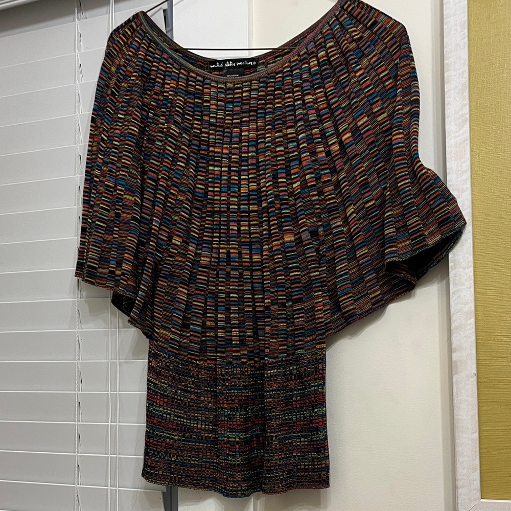 United States Sweaters Vibrant Striped Knit